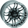 QuadBoss, QuadBoss Stryker 14x7 Aluminum Wheel Part Number 608467 for Powersports Vehicles