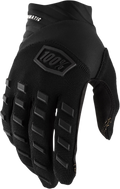 100% Airmatic Gloves - Black/Charcoal - Small 10000-00000