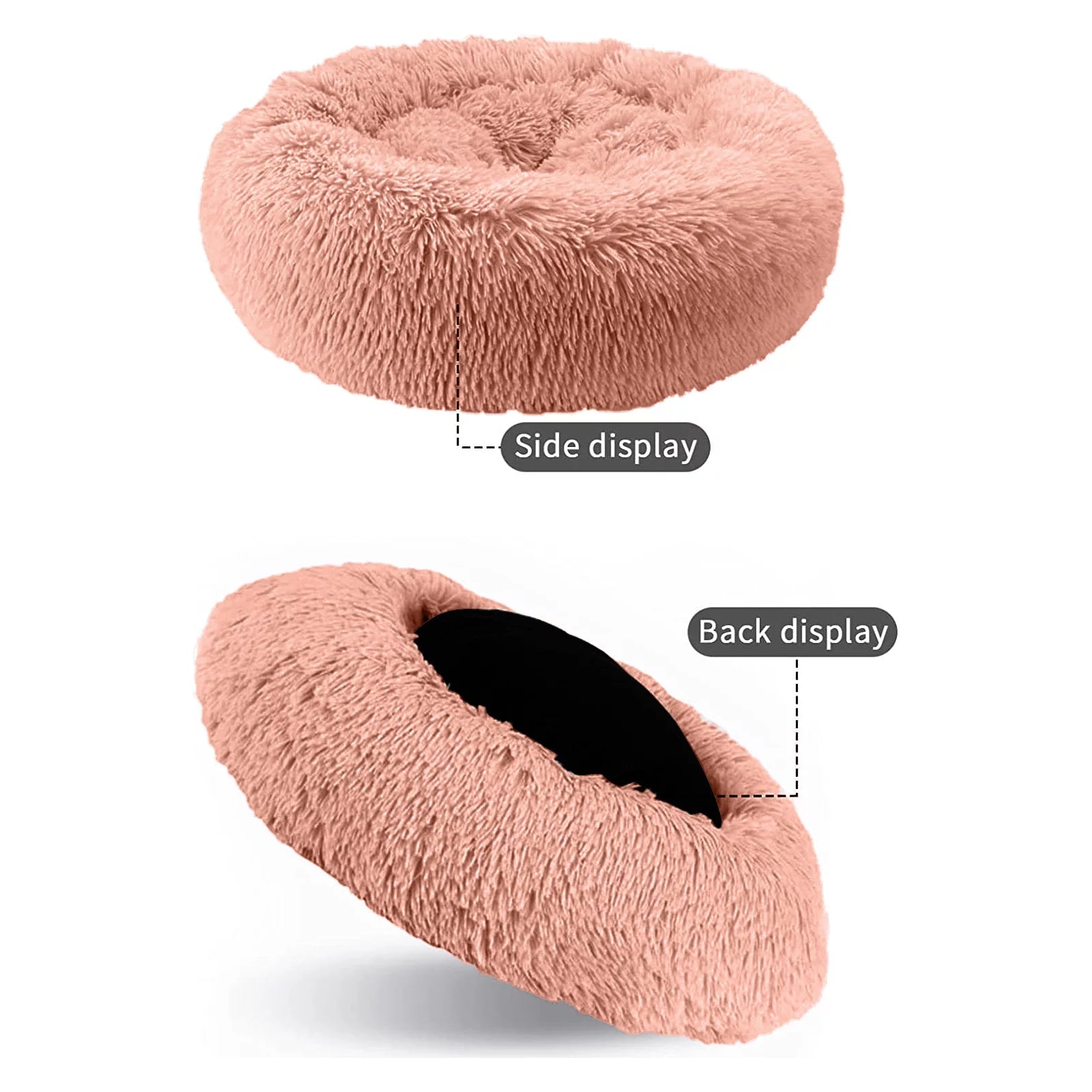 Round Calming Pet Bed