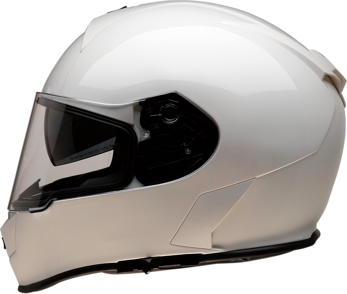 Z1R, Z1R Warrant Helmet - White Large by Z1R with Polycarbonate Shell and Sun Visor