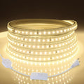 AIMENGTE Led Strip Lights for Room - Outdoor Waterproof Led Strip for Bedroom Kitchen Garden Outside Eaves House Party, AC 110V, 360LEDs, 3000k LED Rope Lighting (9.9ft, Warm White)