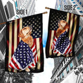 FLAGWIX Golden Retriever Flag, Outdoor Golden Retriever Decoration - 4th of July Decorations for Home, Wall, House Flag 30x40 - Heavy-duty Canvas Dog Lover, Garden Home Decor Golden Retriever Patriot
