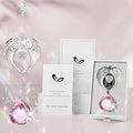 Sympathy Gift Modern Grief Gift for Lose of Loved Ones, Memorial Suncatcher with 40mm Crystal Ball, Sorry for Your Lose Rainbow Maker, Bereavement Gift Idea Angel Wings Design, Pink