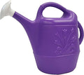 PMU 2 Gallon Watering Can - Garden Watering Can for Indoor & Outdoor Plants - Plastic Water Can with Detachable Sprinkler Head - Large Water Pot, Made in USA - Purple Pkg/3