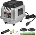 VEVOR Linear Air Pump, 109L/Min Air Flow Septic Aerator Pump, Aeration System for 1/2 Acre 10 FT Deep Ponds, Water Gardens, Waste Treatments, Septic Tanks, Aquariums, Seafood Restaurants, Fish Farms