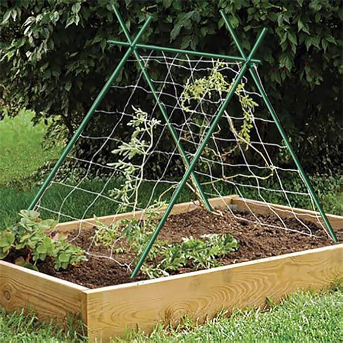 Garden Stakes 4ft for Plants, 20pack Tree Stakes Fence Post Fiberglass Rod, 1/5 Inch Dia Garden Poles Tree Stake Cucumber Stake EcoStake Rust-Free (48inch)