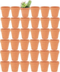 Yishang 2.5 inch Terracotta Pots with Drainage Holes,Small Mini Clay Ceramic Pottery Planter,Cactus Flower Terra Cotta Pots,Succulents Nursery Pots for Indoor/Outdoor Plants,Crafts,Wedding-36 Pack