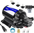 110V On Demand Water Pump 50 psi Water Pressure Booster for Home Utility Water Transfer Circulating Pump for Garden Hose Parts Washer Pump
