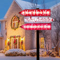 pearlstar Christmas Solar Pathway Stake Lights Decorations - 24 White LED Solar Outdoor Lights Waterproof Yard Landscape Sign Pathway Markers for Xmas Patio Garden Home Decor