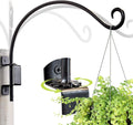 Qiang Ni Swivel Plant Hanger Bracket: Bird Feeder Hanger for Outdoor Wall Mount (16 - A, 16 Inch)