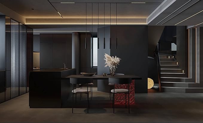 Dimoon 118''x23.6'' Black Skin Peel and Stick Wallpaper Contact Paper Modern Self Adhesive Wall Paper Removable Renter Friendly Textured Solid Color Cabinet Vinyl Roll (118''x23.6'',Black Skin)