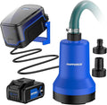 20V Cordless Submersible Water Transfer Pump, 1003 GPH Portable Sump Pump, 4.0Ah Battery Powered Water Pump Runtime 1H Ideal for Pool, Spa, Hot Tub, Garden, Flood Relief, and Outdoor Projects