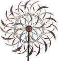 Stargarden Wind Spinners Outdoor Metal Large 360 Degrees Kinetic Wind Sculptures& Spinners Yard Art Outdoor Garden Decor