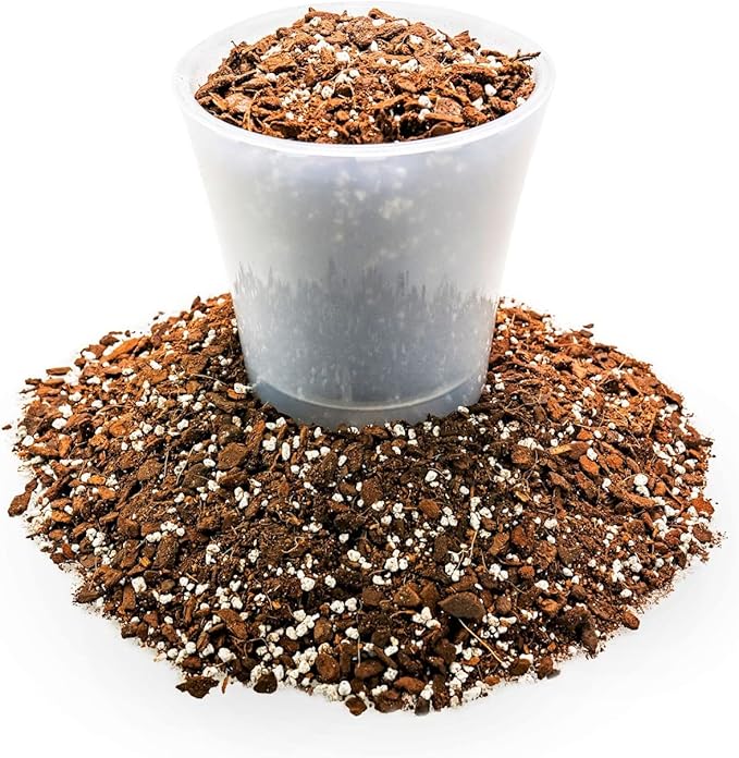 Premium Monstera Potting Soil - 10 Quart - Quick Drain Potting Soil for Growing and Repotting Monstera Deliciosa/Swiss Cheese Plant (2 Bags of 5 Quart)