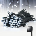Solar String Lights for Outside,50ft Solar Lights Outdoor Waterproof 100 Led Solar Fairy Lights 8 Lighting Mode Solar String Lights Idea for Garden,Courtyards,Trees(Cool White)