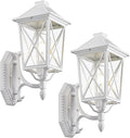 Darkaway Outdoor Wall Light Fixture,2pcs Outside Porch Lights Wall Mounted Seeded Glass Exterior Waterproof Lantern Modern E26 Socket Wall Sconce Lighting for Front Door Yard Patio