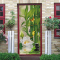 3D Peel and Stick Wall Murals - Bamboo - Self-Adhesive Removable PVC Waterproof Door Poster for Bedroom Living Room 31.5" x 78.7"