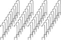 Ashman Shepherd's Hooks 35 Inch (40 Per Pack), Black, Made of Premium Metal for Hanging Solar Lights, Bird Feeders, Mason Jars, Christmas Lights, Lanterns, Garden Stakes and Wedding Décor.