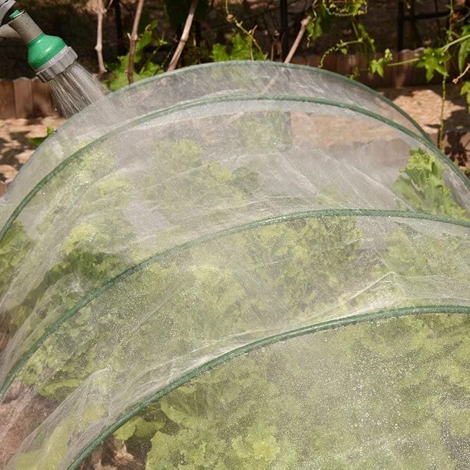 6.5x50Ft Mosquito Bug Insect Bird Fine Mesh Net Barrier Hunting Blind Garden Screen Netting for Protect Your Plant Fruits Flower