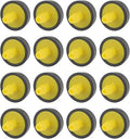 METALLIXITY Pressure Compensating Dripper, (5 Gallon Per Hour) 50Pcs, Plastic Irrigation Drip Emitters - for Watering Garden Lawn Plants, Yellow
