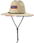 Hurley Men's Straw Hat - Bayside Lifeguard Straw Sun Hat
