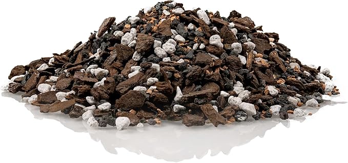 Premium Bonsai Soil All Purpose Fast Draining Mix - 20 Quart - Pumice, Lava, Calcined Clay and Pine Bark Potting Pre Mixed Bonsai Plant Soil Mixture by GARDENERA - Made in USA - (4 Bags of 5QT)