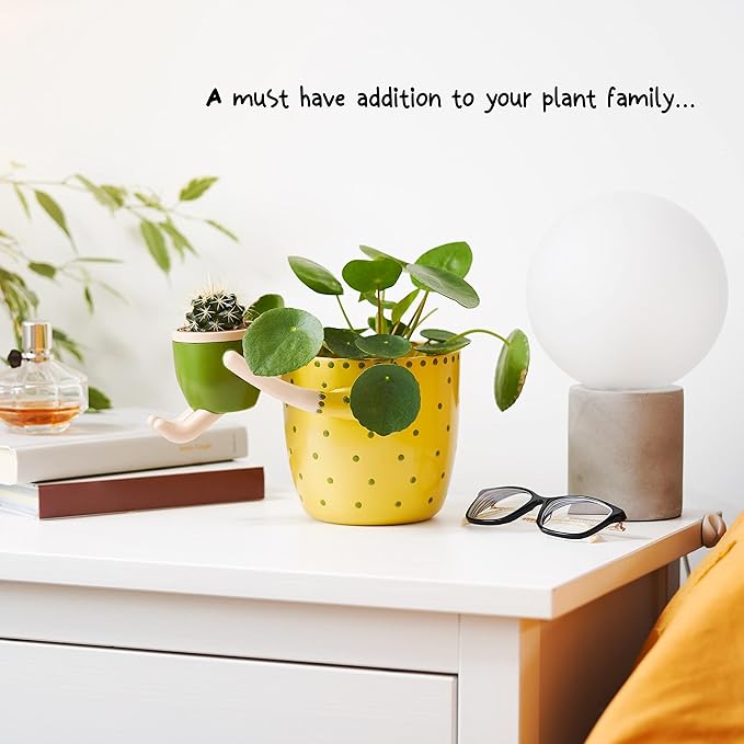 VIRTUNE Planter, Light Yellow