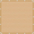 VICLLAX Shade Fabric Sun Shade Cloth with Every 2 FT Grommets for Patio Garden Pergola Cover Canopy 8x23 FT, Wheat