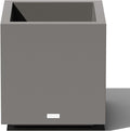 Veradek Block Series Cube Plastic Planter - Large Square Planter for Indoor or Outdoor Patio/Garden | Durable All-Weather Use with Drainage Holes | Modern Décor for Tall Plants, Trees, Flowers