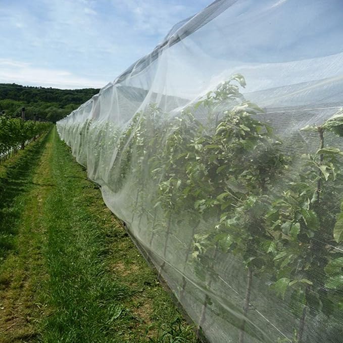 Ultra Fine Garden Mesh Netting, FARAER Plant Covers 8'x24' Garden Netting for Protect Vegetable Plants Fruits Flowers Crops Greenhouse Row Cover Protection Mesh Net Patio Gazebo Screen Barrier Net