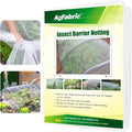 Agfabric Garden Netting 6.5'x100' Insect Pest Barrier Bird Netting for Garden Protection,Row Cover Mesh Netting for Vegetables Fruit Trees and Plants,White
