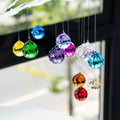 15pcs Crystal Ball Prism 30mm Handmade Feng Shui Faceted Decor Rainbow Maker(Multi-Color)