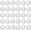 30 Pack Crystal Ball 20 mm Prism Suncatcher Sun Catchers Hanging Crystals Prisms for Windows Gift Feng Shui (Clear)