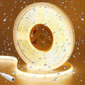 24V COB LED Strip Light Warm White 3000K 5M/16.4ft 2400LEDs Waterproof IP65 Uniform Glow CRI 93+ Flexible LED Tape Lights for DIY Cabinet Bedroom Kitchen Home Decor(No Power Supply)