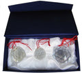 Amlong Crystal® 30mm, 40mm, 50mm Clear Suncatcher Crystal Ball Prisms Feng Shui Total 3Pcs with Gift Box