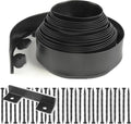 4 inch Tall Landscape Edging No Dig 33FT Garden Edging with 30 Spikes, Landscape Edging Border for Landscaping, Lawn, Flower Beds, Grass, Yard