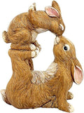 Design Toscano Balancing Bunny Love Garden Rabbit Statue