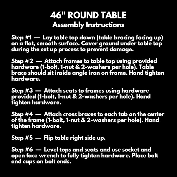 Coated Outdoor Furniture Heavy-Duty Portable Outdoor Picnic Table with Umbrella Hole, Punched Steel Commercial-Grade Patio Dining Furniture Made in America (46" Round Top, Textured Brown)