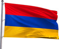Armenia Extra Large Flag 8x12FT Giant Armenian National Polyester Flag With 3 Grommets For Patriotic Armenian Themed Festival Events Party Decoration(Armenia, 8x12FT)
