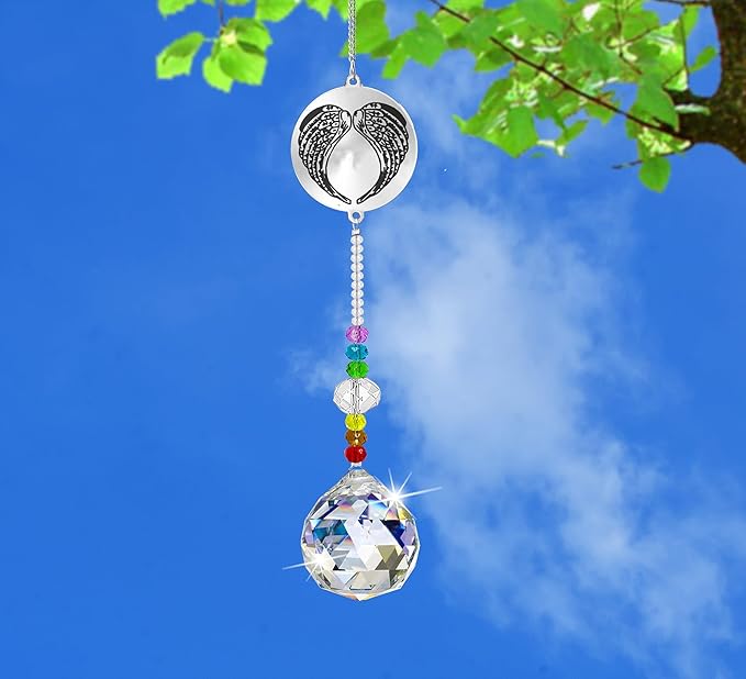 Memorial Gifts Crystal Suncatcher,Unique Sympathy Gifts for Loss of Loved One,Rainbow Maker Bereavement Gifts Box for Loss of Father Mom Dad Son Daughter Husband Brother Grandmother (Husband)