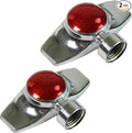 Chapin 6-9489: Rectangular Pattern Spot Sprinkler 2 Pack, 360 Degree Sprinkler Head for Small Gardens and Lawns, Up to 30-Feet Coverage Area, Lawn Sprinkler, Small Area Yards and Garden Watering, Red