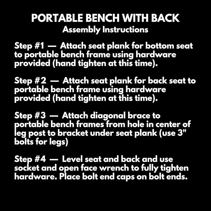 Heavy-Duty Portable Outdoor Bench Thermoplastic Coated, Expanded Metal, Commercial-Grade Seating, Made in America (Portable with Back, 8 Ft, Dark Green)