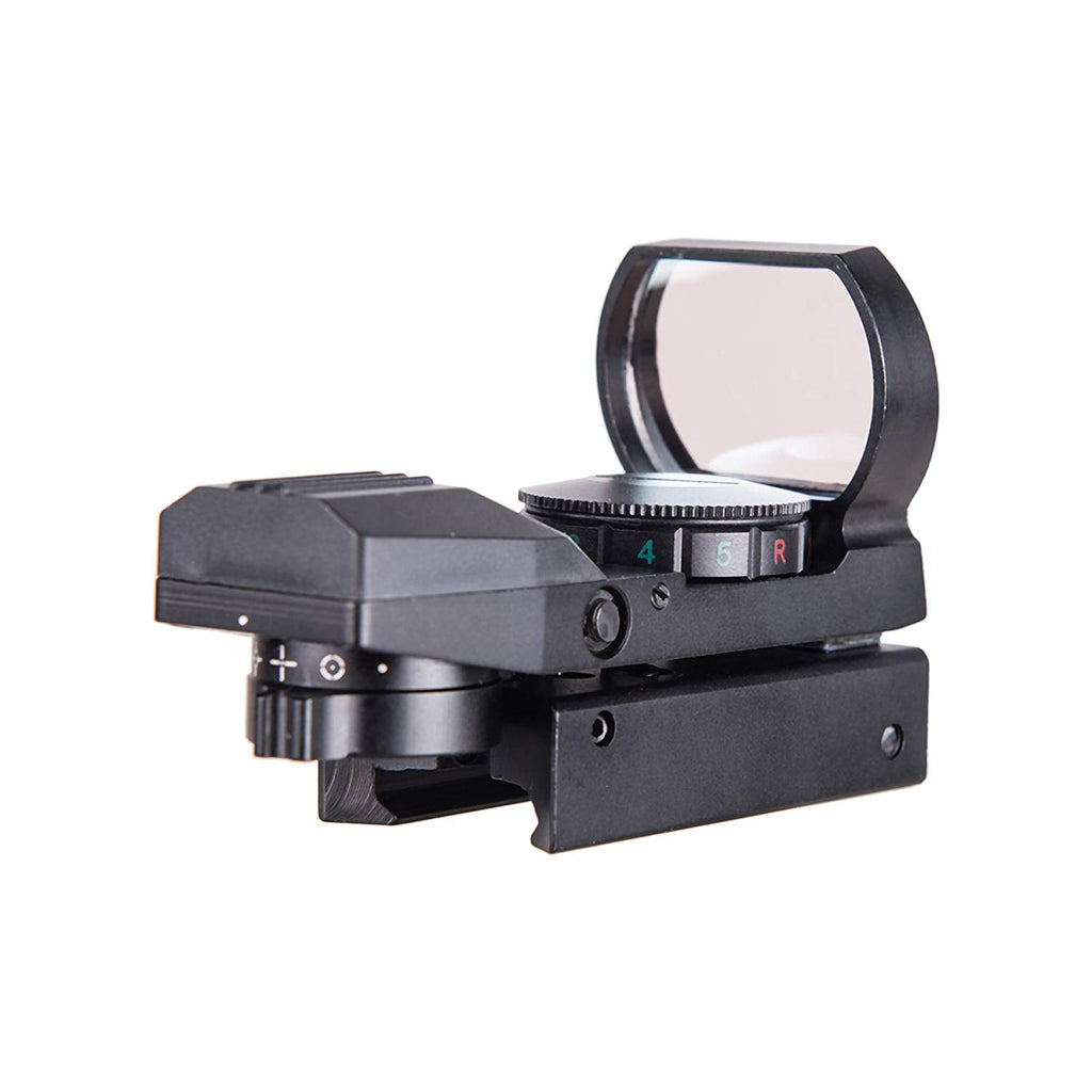 3-in-1 Rifle Scope Combo, 4-12x50mm Rangefinder Scope, Red&Green Reflex Sight, Green Laser