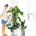 LORDEM 10" Grow Light for Indoor Plants, Full Spectrum Plant Lamp with160 LEDs, 4H/8H/12H Timer, 10 Dimmable Levels, 3 Spectrum Modes, Height Adjustable 61", Ideal for Growing Large Tall Plants