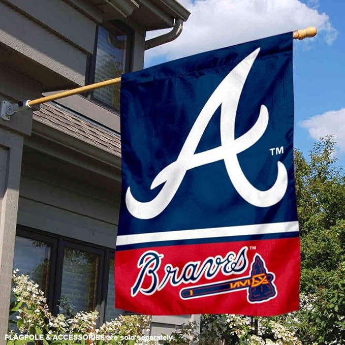 WinCraft Atlanta Two Sided House Flag