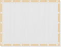 VICLLAX Shade Fabric Sun Shade Cloth with Every 2 FT Grommets for Patio Garden Pergola Cover Canopy 13x22 FT, Cream