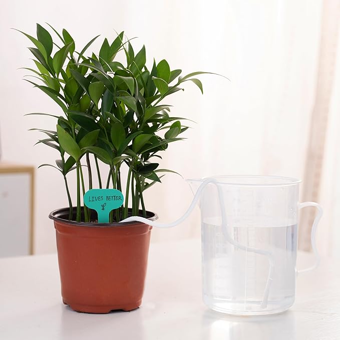ORIMERC 150 feet 1/6 inch Self Watering Capillary Wick Cord Vacation Plant Sitter DIY Hydroponic Wicking Rope Seeds Start Planter Pot Automatic Potted Flower Passive Lazy Waterer String System Device
