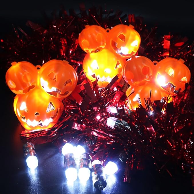 SumDirect Pack of 50 LED Mini Non-Blinking Lights for Paper Lanterns Balloons Floral Wedding Halloween Christmas Party Decoration Centerpieces (50, White)