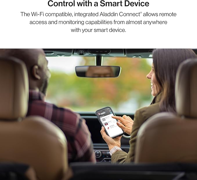 Genie Aladdin Connect Smartphone Garage Door Opener – Monitor, Open & Close Your Garage Door from Anywhere Using Your iPhone or Android Device
