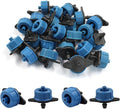 60 Pcs Drip Irrigation Emitters, 2 GPH Pressure Compensating Irrigation Drippers for Garden Lawn Watering Irrigation System, Blue